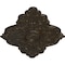 Ekena Millwork Piedmont Medallion (Canopies up to 6 1/2"), 67 1/8"W x 48 5/8"H x 1 7/8"P, Stone Hearth Crackle CM67PESHC - alternate 4